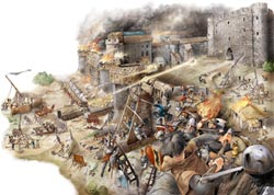 assalto al castello